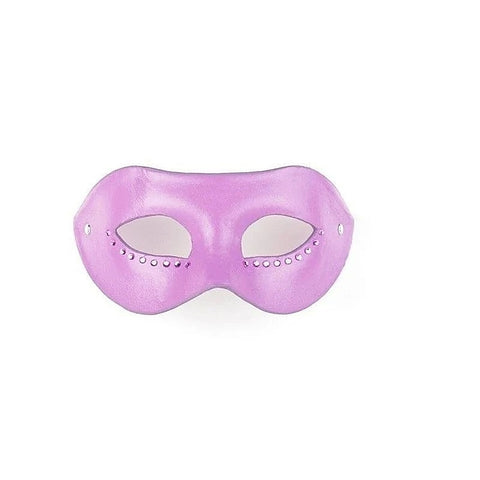 Luxurious Leather Diamond Mask by Shots Toys