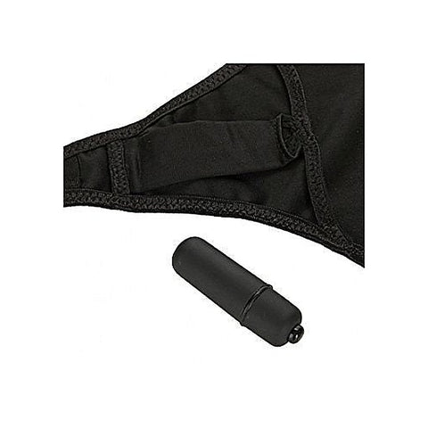 Black Rose Secret Garden Vibrating Panty by Doc Johnson