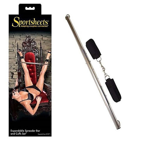 Spreader Bar & Cuffs Set by Sportsheets