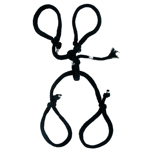 Fetish Fantasy Silk Rope BDSM Play Hogtie