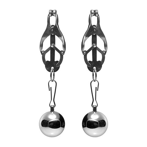 Deviant Monarch Weighted Nipple Clamps by XR Brands