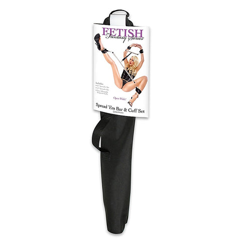 Fetish Fantasy Spread Em BDSM Bar and Cuff Set