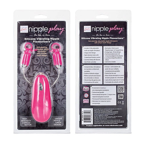 Nipple Play Silicone Vibrating Pleasurizers