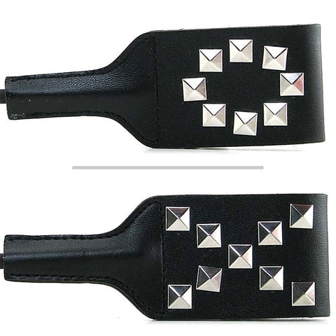 Studded X O Bondage Crop by Sportsheets