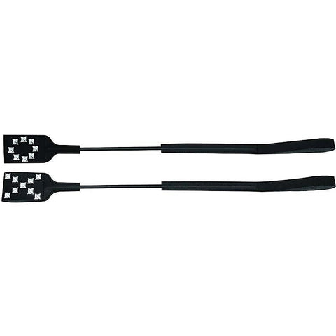 Studded X O Bondage Crop by Sportsheets
