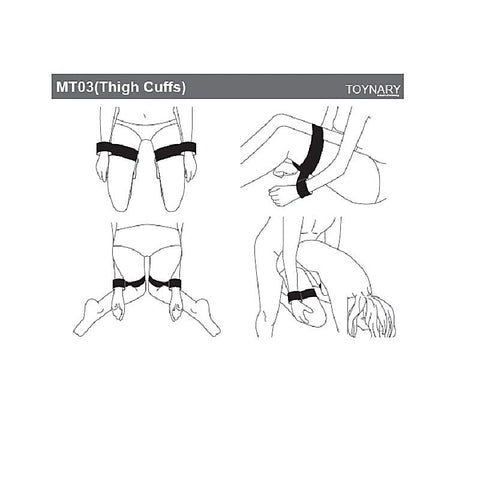 Toynary MT03 Thigh Cuffs by BDStyle