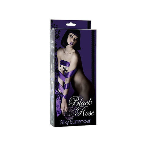 Black Rose Silky Surrender BDSM Restraints by Doc Johnson