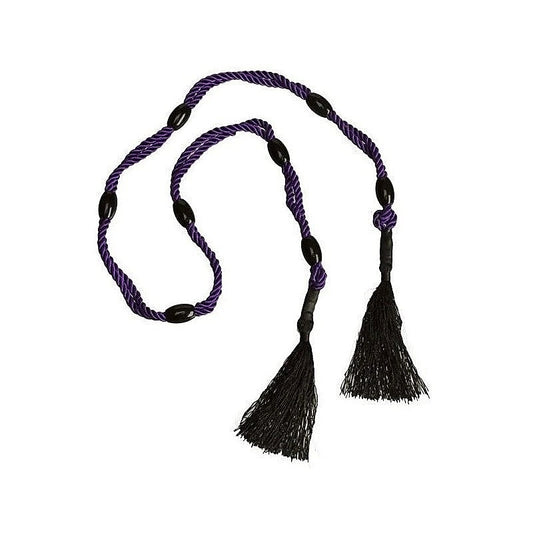 Black Rose Multi Position Beaded Rope by Doc Johnson