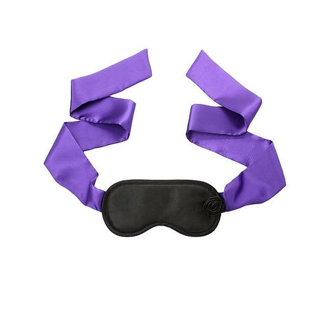 Black Rose Budding Blinder Eyemask by Doc Johnson
