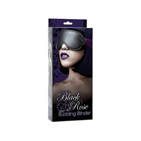 Black Rose Budding Blinder Eyemask by Doc Johnson