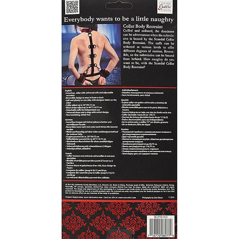 Scandal Collar Body Restraint by California Exotics