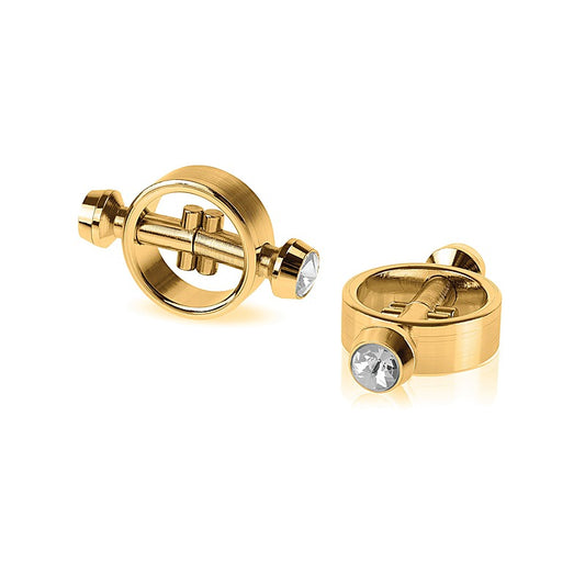 Fetish Fantasy Gold Magnetic Womens Nipple Clamps