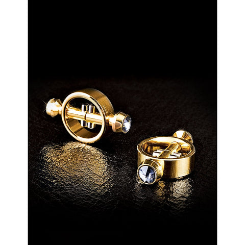 Fetish Fantasy Gold Magnetic Womens Nipple Clamps