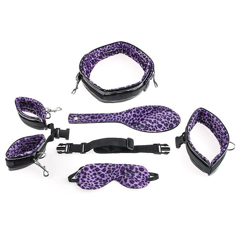 Fetish Fantasy Series Purple Cheetah Bondage Kit