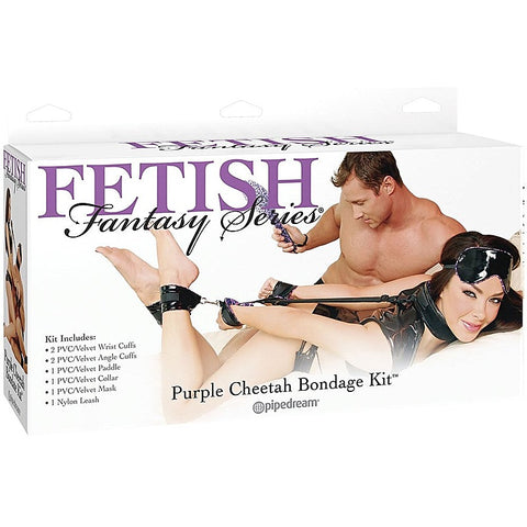 Fetish Fantasy Series Purple Cheetah Bondage Kit