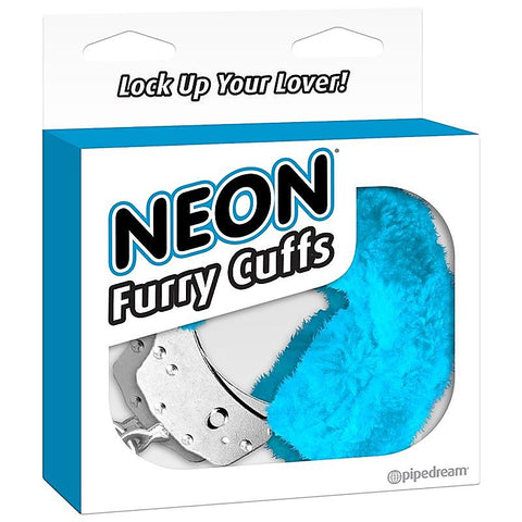 Neon Furry BDSM Play Cuffs by Pipedream Products