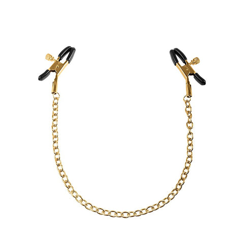 Fetish Fantasy Gold Chain Womens Nipple Clamps