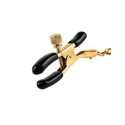 Fetish Fantasy Gold Chain Womens Nipple Clamps