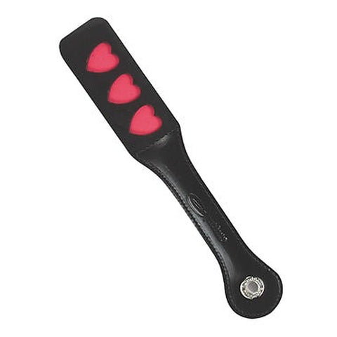 12 Inch Leather Heart Impression Paddle by Sportsheets