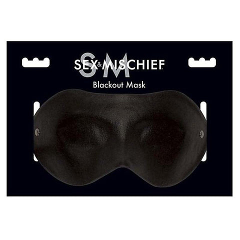 Sex & Mischief Blackout Mask by Sportsheets