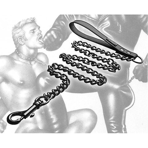 Tom of Finland Bondage Collar and Leash by XR Brands