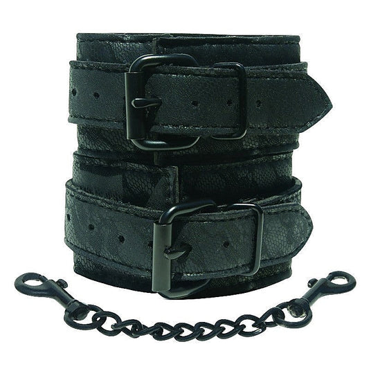 Midnight Lace Cuffs by Sportsheets