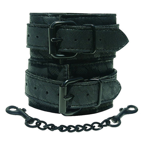 Midnight Lace Cuffs by Sportsheets
