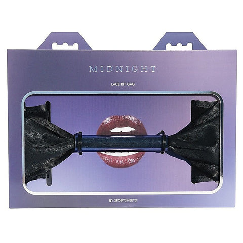 Midnight Lace Bit Gag by Sportsheets