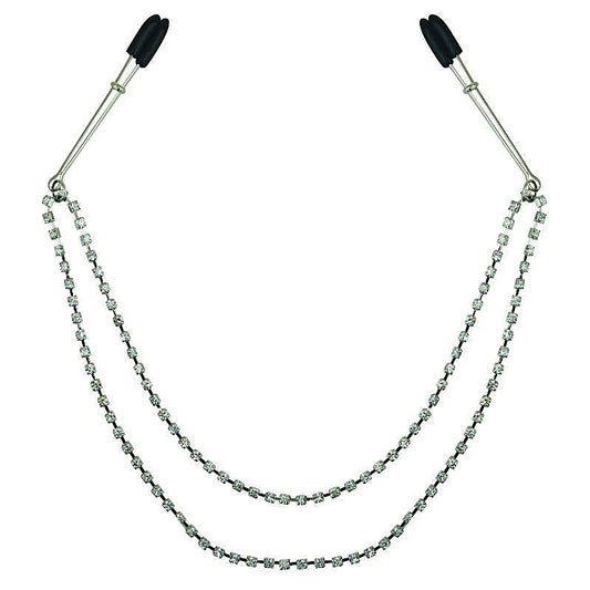 Midnight Bling Nipple Clips by Sportsheets