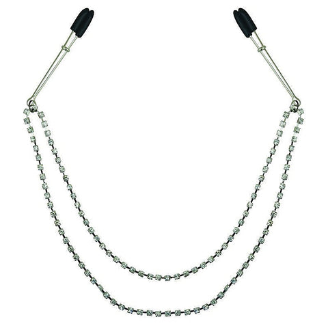Midnight Bling Nipple Clips by Sportsheets