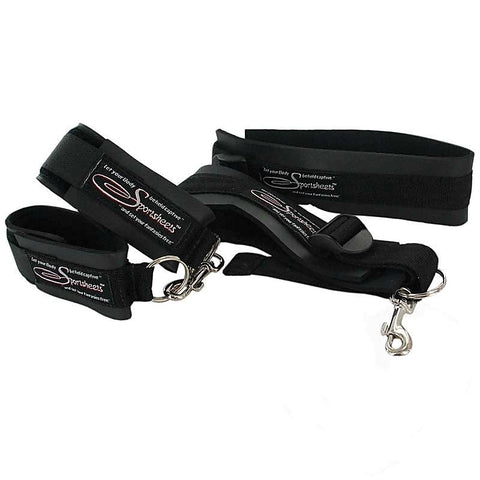 Adjustable Thigh-Wrist Cuffs by Sportsheets