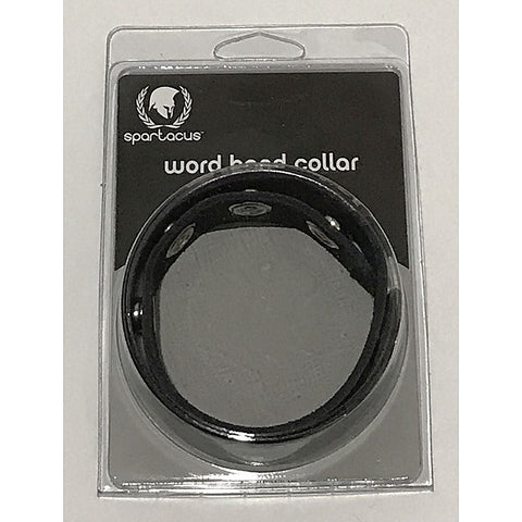Wordband Collar - BAD KITTY by Spartacus Enterprises