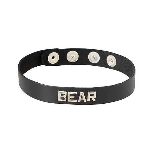 Wordband Collar Bear by Spartacus Enterprises