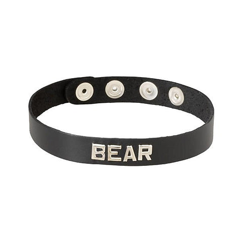 Wordband Collar Bear by Spartacus Enterprises
