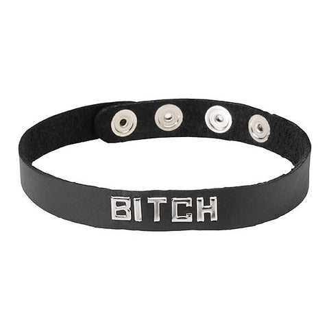 Wordband Collar - BITCH by Spartacus Enterprises