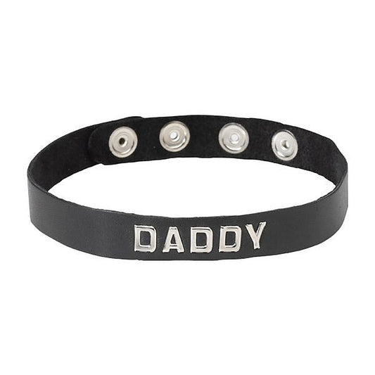 Wordband Collar - DADDY by Spartacus Enterprises