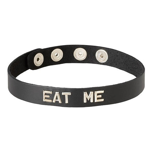 Wordband Collar - EAT ME by Spartacus Enterprises