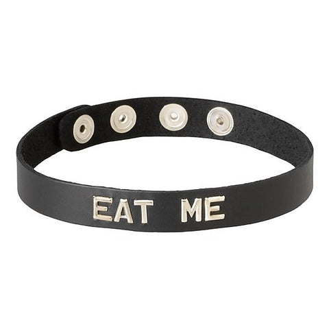 Wordband Collar - EAT ME by Spartacus Enterprises