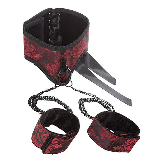 Scandal Posture Collar with Cuffs by California Exotics