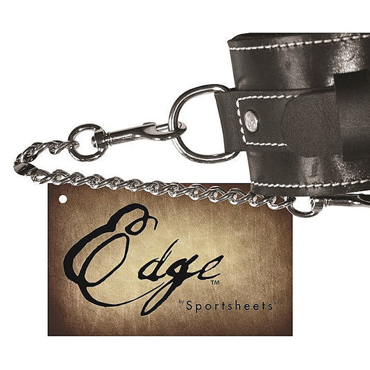 Edge Leather Ankle Restraints by Sportsheets