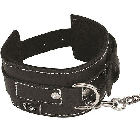 Edge Leather Arm/Thigh Restraints by Sportsheets