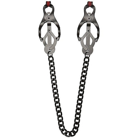 Kink Squeeze Clover Clips with Silicone Tips by Doc Johnson