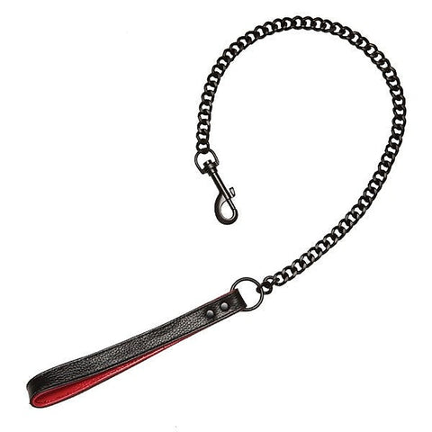 Kink Leather Handlers Leash by Doc Johnson