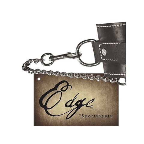 Edge Leather Wrist Restraints by Sportsheets