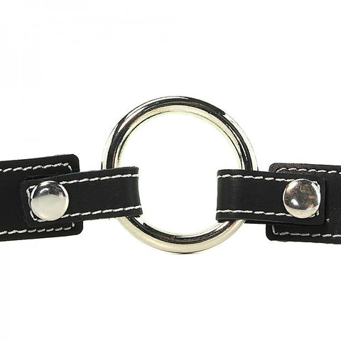 Edge Leather Seamless O-Ring Gag by Sportsheets
