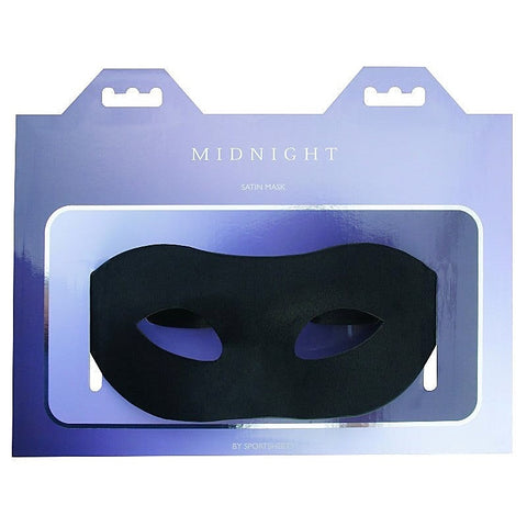 Midnight Satin Mask by Sportsheets