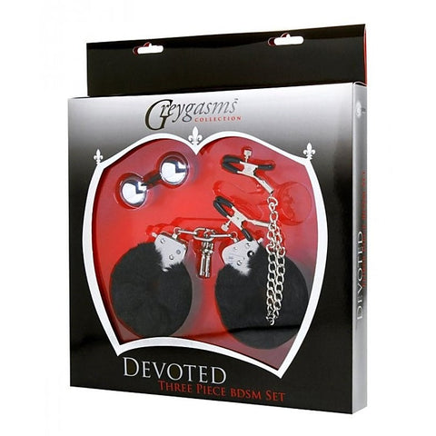 Devoted Three Piece Bedroom BDSM Set by XR Brands