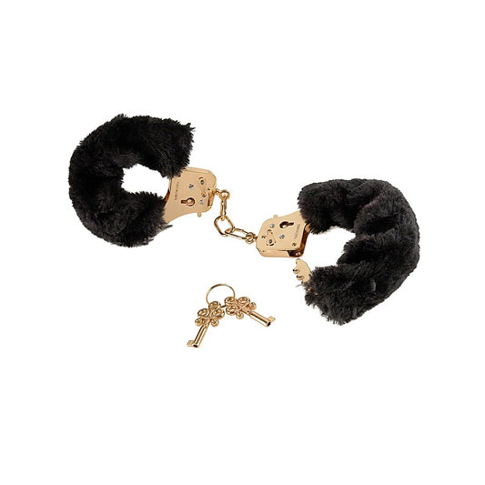 Fetish Fantasy Gold Deluxe Furry Bondage Cuffs