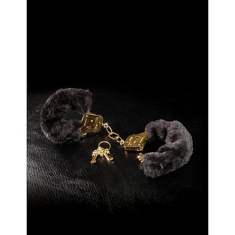 Fetish Fantasy Gold Deluxe Furry Bondage Cuffs