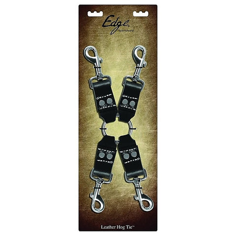 Edge Leather 4 Point Hog Tie by Sportsheets